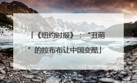 《纽约时报》：“丑萌”的拉布布让中国变酷