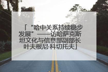 “哈中关系持续稳步发展”——访哈萨克斯坦文化与信息部副部长叶夫根尼·科切托夫