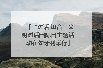 “对话·知音”文明对话国际日主题活动在匈牙利举行