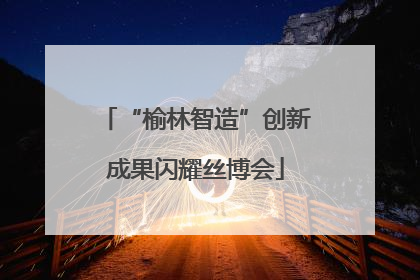 “榆林智造”创新成果闪耀丝博会