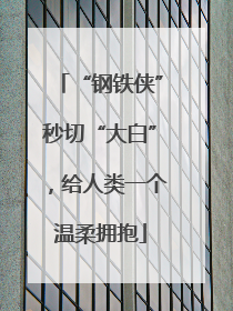 “钢铁侠”秒切“大白”，给人类一个温柔拥抱
