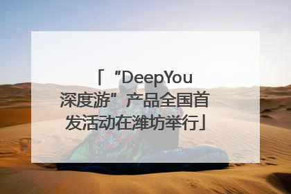 “DeepYou深度游”产品全国首发活动在潍坊举行