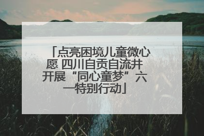 点亮困境儿童微心愿 四川自贡自流井开展“同心童梦”六一特别行动