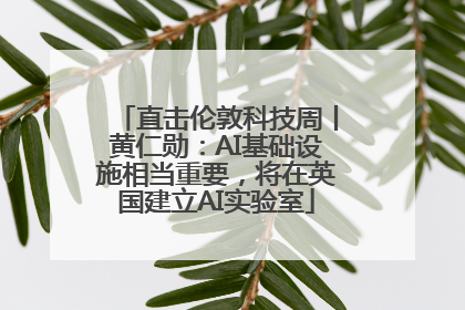 直击伦敦科技周丨黄仁勋：AI基础设施相当重要，将在英国建立AI实验室
