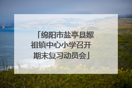 绵阳市盐亭县嫘祖镇中心小学召开期末复习动员会