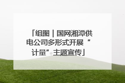 组图｜国网湘潭供电公司多形式开展“计量”主题宣传