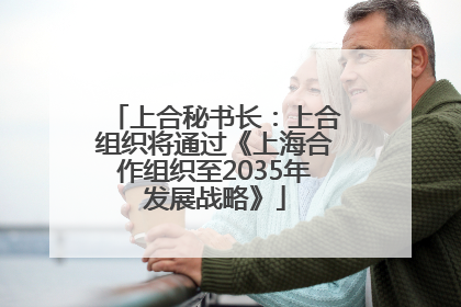 上合秘书长：上合组织将通过《上海合作组织至2035年发展战略》