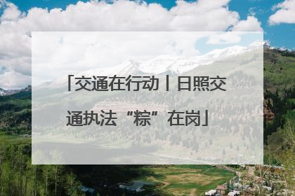 交通在行动丨日照交通执法“粽”在岗