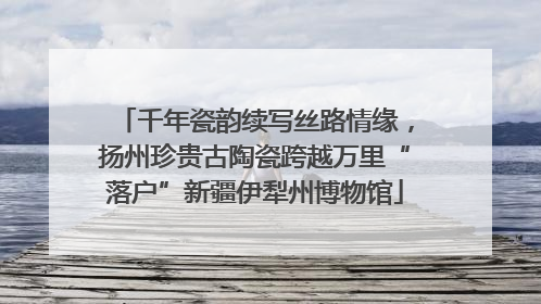 千年瓷韵续写丝路情缘，扬州珍贵古陶瓷跨越万里“落户”新疆伊犁州博物馆
