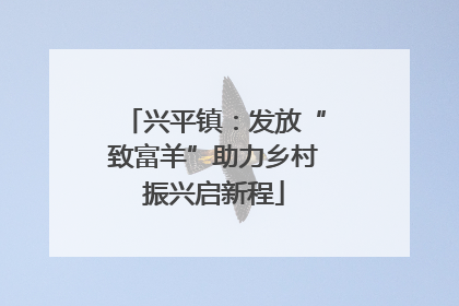 兴平镇：发放“致富羊”助力乡村振兴启新程
