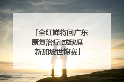 全红婵将回广东康复治疗 或缺席新加坡世锦赛