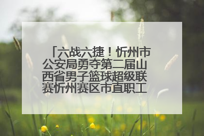 六战六捷！忻州市公安局勇夺第二届山西省男子篮球超级联赛忻州赛区市直职工组比赛冠军