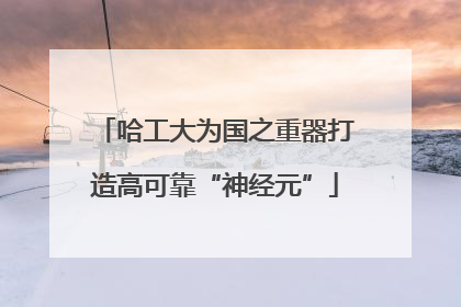 哈工大为国之重器打造高可靠“神经元”