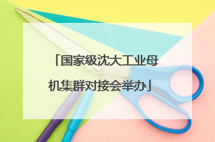 国家级沈大工业母机集群对接会举办