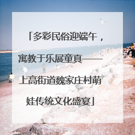 多彩民俗迎端午，寓教于乐展童真——上高街道魏家庄村萌娃传统文化盛宴