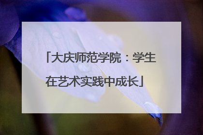 大庆师范学院：学生在艺术实践中成长