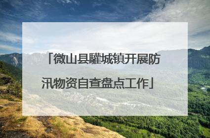 微山县驩城镇开展防汛物资自查盘点工作