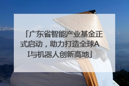 广东省智能产业基金正式启动，助力打造全球AI与机器人创新高地