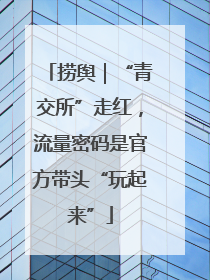 捞舆｜“青交所”走红，流量密码是官方带头“玩起来”