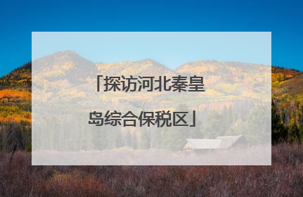 探访河北秦皇岛综合保税区