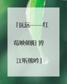 抚远——红莓映朝阳 界江听熊吟