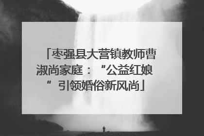 枣强县大营镇教师曹淑尚家庭：“公益红娘”引领婚俗新风尚