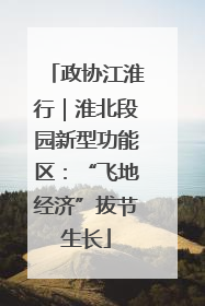 政协江淮行｜淮北段园新型功能区：“飞地经济”拔节生长