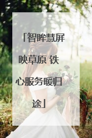 智眸慧屏映草原 铁心服务暖归途