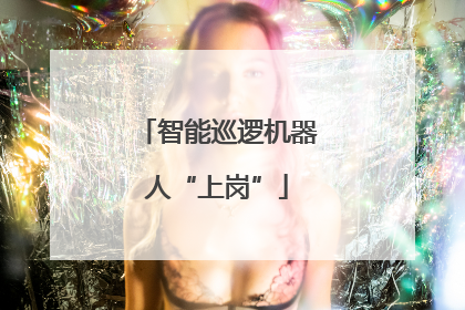 智能巡逻机器人“上岗”