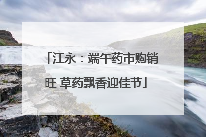 江永：端午药市购销旺 草药飘香迎佳节