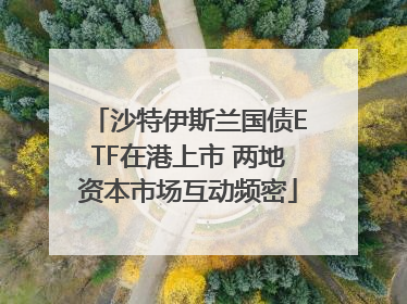 沙特伊斯兰国债ETF在港上市 两地资本市场互动频密