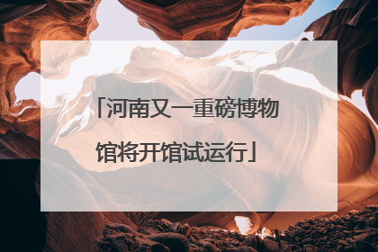 河南又一重磅博物馆将开馆试运行