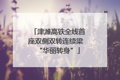 津潍高铁全线首座双侧双转连续梁“华丽转身”