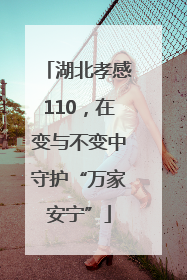 湖北孝感110，在变与不变中守护“万家安宁”