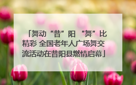 舞动“昔”阳 “舞”比精彩 全国老年人广场舞交流活动在昔阳县燃情启幕