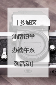 芗城区浦南镇举办端午系列活动