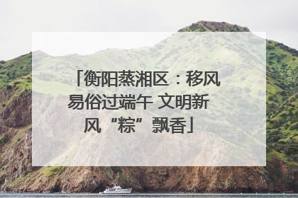 衡阳蒸湘区：移风易俗过端午 文明新风“粽”飘香