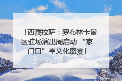 西藏拉萨：罗布林卡景区驻场演出周启动 “家门口”享文化盛宴