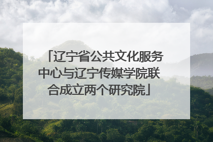 辽宁省公共文化服务中心与辽宁传媒学院联合成立两个研究院