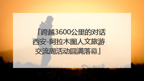 跨越3600公里的对话 西安-阿拉木图人文旅游交流周活动圆满落幕