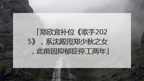 郑欣宜补位《歌手2025》，系沈殿霞郑少秋之女，此前因抑郁症停工两年