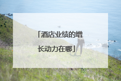 酒店业绩的增长动力在哪