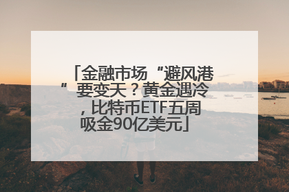 金融市场“避风港”要变天？黄金遇冷，比特币ETF五周吸金90亿美元