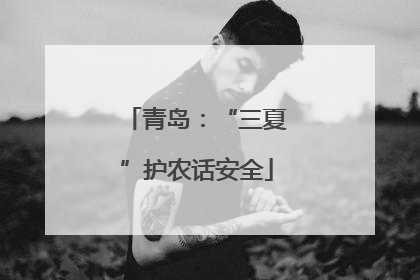 青岛：“三夏”护农话安全