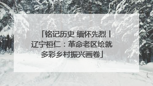 铭记历史 缅怀先烈丨辽宁桓仁：革命老区绘就多彩乡村振兴画卷