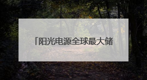阳光电源全球最大储能系统下线 单柜容量破12.5MWh