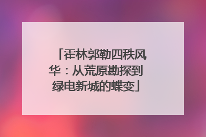 霍林郭勒四秩风华：从荒原勘探到绿电新城的蝶变