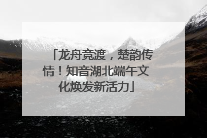 龙舟竞渡，楚韵传情！知音湖北端午文化焕发新活力
