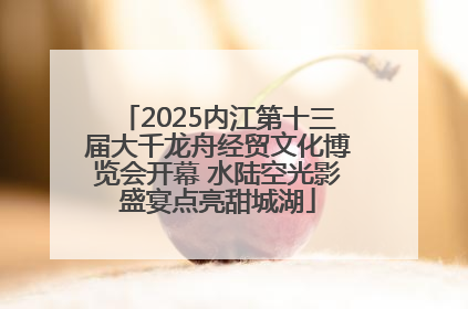 2025内江第十三届大千龙舟经贸文化博览会开幕 水陆空光影盛宴点亮甜城湖