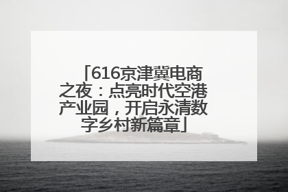 616京津冀电商之夜：点亮时代空港产业园，开启永清数字乡村新篇章